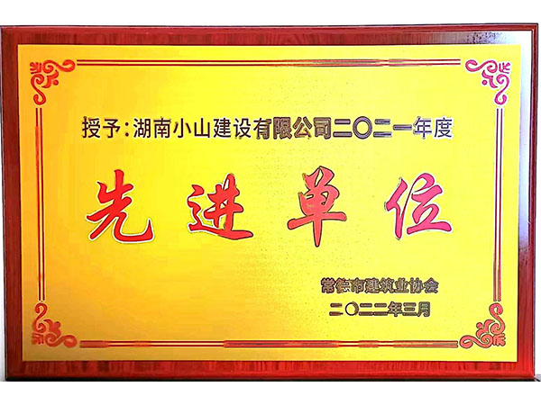 2021年先進(jìn)單位